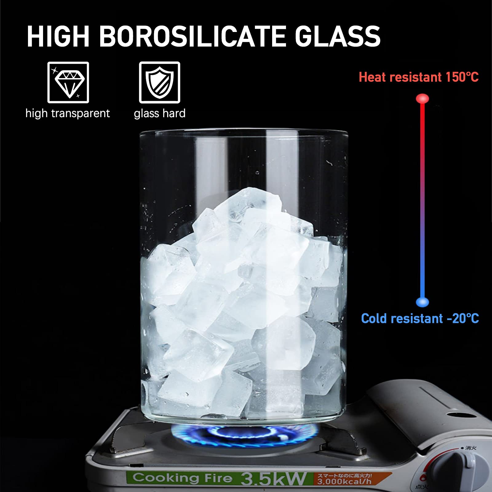 4 Pack Glass Storage Jars With Airtight Bamboo Lid, Aoeoe 27 Oz Food Storage Jar, Glass Kitchen Canisters, Clear Container For C